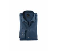 Olymp Homme Chemise Business à Manches Longues No Six,Super Slim,Urban Kent,Rauchblau 13,38
