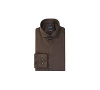 OLYMP NO.6 Chemise Slim Fit marron | 37