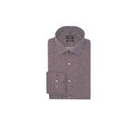 OLYMP NO.6 Chemise Slim Fit rouge foncé | 42