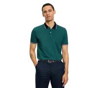 OLYMP Polo à manches courtes pour homme 541152, piqué, 984, coupe droite, Turquoise 43, L