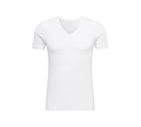 Olymp T-Shirt Col-V Profond Stretch Blanc Taille S