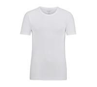 OLYMP T-shirt Level Five Body fit à manches courtes avec col rond Blanc - Blanc - Large
