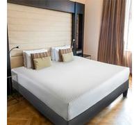 OLYMPE - Ensemble matelas Hera avec sommier en bois - 140x200 cm G