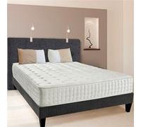 OLYMPE - Ensemble matelas Hestia avec sommier en bois - 180x200 cm G