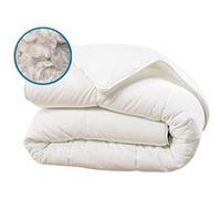 Couette SWEETNESS en laine pure - 300 g/m² - isolante - blanc - 240 x 260 cm