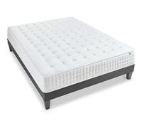 - Ensemble APOLLON 140x190 cm - Matelas Mémoire de forme + Sommier Bois