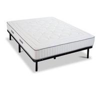 OLYMPE LITERIE - Ensemble CRISTAL 140x200 cm - Matelas Mémoire de forme + Sommier Métal G