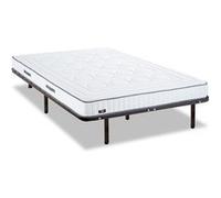 OLYMPE LITERIE - Ensemble CRISTAL 90x190 cm - Matelas Mémoire de forme + Sommier Métal G