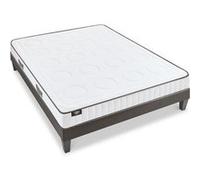 OLYMPE LITERIE - Ensemble CRISTAL 90x200 cm - Matelas Mémoire de forme + Sommier Bois G