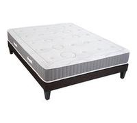 OLYMPE LITERIE - Ensemble INTUITION 140x190 cm - Matelas Mémoire de forme + Sommier Bois