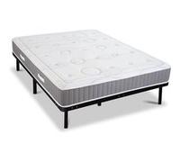 OLYMPE LITERIE - Ensemble INTUITION 140x200 cm - Matelas Mémoire de forme + Sommier Métal