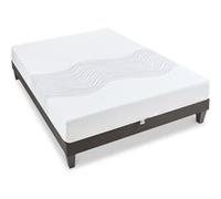 OLYMPE LITERIE - Ensemble SENSITIVE 140x200 cm - Matelas Mémoire de forme + Sommier Bois G