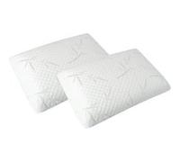 Oreiller Olympe Literie - Lot de 2 oreillers 40x60 cm MDF - Mousse à mémoire de forme - Fermes