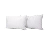 Olympe - Lot de 2 oreillers natura - duvet & plumes - mi-fermes - 45 x 70 cm