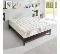 Olympe Literie - Matelas Apollon 140x200 - Mousse Haute Densité + Mémoire de Forme - Confort Équilibré, Indépendance de Couchage, Epaisseur 25 cm - Fabriqué en France