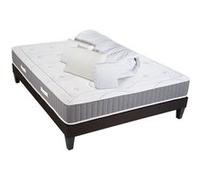 Pack Prêt à dormir INTUITION 180x200 cm - Matelas Mémoire de forme + Sommier Bois + Accessoires G