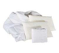 OLYMPE LITERIE - Pack REVERIE Protège matelas + Couette + Oreiller 160x200 cm Blanc G