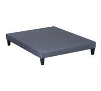 OLYMPE LITERIE - Sommier TAPISSIER KIT - Gris ciment - 160x200 cm Gris G