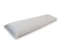 Traversin Mémoire de forme Bamboo - Housse bambou lavable - 13 cm d'épaisseur 150x35 cm