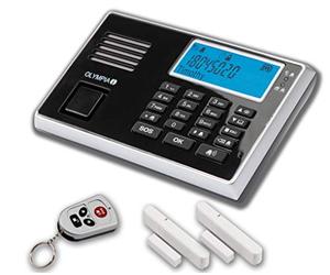 Olympia 9030 5903 GSM Système d'alarme Protect sans fil avec fonction appel d'urgence/panique/écoute/mains-libres