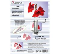 OLYMPIA 9167 1x100 Laminierfolien DIN A5 80 micron
