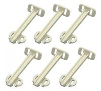 Olympia 98342 Serrure de sécurité pour enfant Couvercle/verrou de bouton de porte pour enfant Blanc 6 pièce(s)
