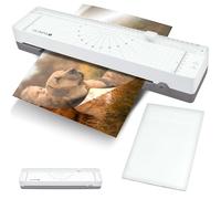 OLYMPIA A 130 Combo Plastifieuse A3 | Plastifieuse compacte avec coupe-papier intégré | Pour films de plastification de 80 à 125 microns | Plastifieuse DIN A3 et machines de plastification |