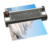 Olympia A 340 Combo Plastifeuse avec massicot, 2 en 1, pour format max. DIN A 3 (330 mm), température: chaud/froid, Noir/Argenté
