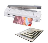 Olympia A350 4 en 1 Laminoir DIN A3 avec guillotine + coins ronds et 100 feuilles de lamination