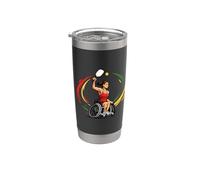 Olympia Adaptive Pickleball Player Dynamic Sports Gobelet isotherme en acier inoxydable double paroi
