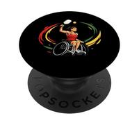 Olympia Adaptive Pickleball Player Dynamic Sports PopSockets PopGrip Adhésif