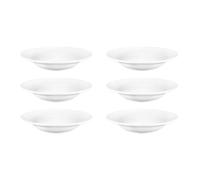 Olympia Assiettes à soupe et pâtes Olympia Athena 228mm 210ml (lot de 6), Blanc, 43(H) x 228(Ø) mm,6, Porcelaine, CC214