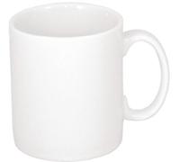 Olympia Athena Mugs 280 ml (lot de 12), en porcelaine vitrifiée blanche, résistant aux chocs et aux éclats, empilable, passe au micro-ondes, CC203