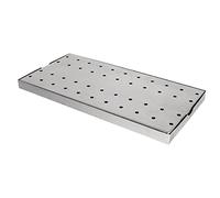 Olympia - Bar récupérateur Olympia en acier inoxydable 400 x 200 mm - Plateau d'égouttement amovible pour bar professionnel, bistrot, café, restaurant DM219