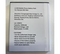 Olympia Batterie d'origine / Batterie de rechange pour téléphone portable NEO Mini - Li-Ion 3,8 V 2400 mAh - Non compatible avec le modèle NEO