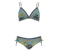 OLYMPIA Bikini bleu marine / bleu-gris / olive / blanc, Taille M
