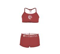 OLYMPIA Bikini bordeaux / blanc, Taille 128