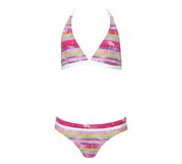 OLYMPIA Bikini menthe / rose / rose / blanc, Taille 116