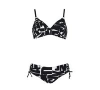 OLYMPIA Bikini noir / blanc, Taille XL