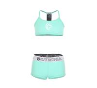 OLYMPIA Bikini turquoise / gris clair / noir / blanc, Taille 128