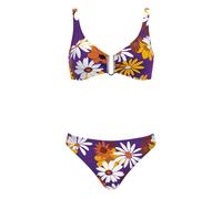 OLYMPIA Bikini violet / orange / blanc, Taille L