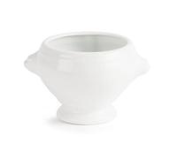 Olympia Bol a soupe tete de lion Whiteware 105mm 475 ml/16,5 oz (lot de 6), 105(Ø) mm/ 4 pouces, porcelaine blanche, micro ondes, lave vaisselle, coffre fort au congélateur, W442