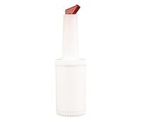 Vogue Bouteille verseuse Olympia C167 – bec verseur libre pour cocktails et jus – rouge