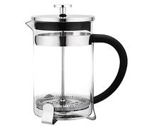Olympia - Cafetière à piston contemporaine Olympia en verre capacité 12 tasses, en acier inoxydable, avec poignée isolante GF233