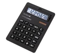 Olympia Calculatrice de poche LCD 908 Jumbo 8 chiffres Noir