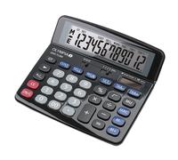 Olympia Calculatrice solaire de bureau 2503 TCSM - Ecran inclinable - 12 chiffres