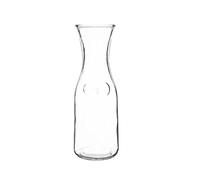 Olympia - Carafe en verre Olympia 1 L, lot de 6 - Carafe transparente à col étroit, pichet à eau, cruche pour restaurants et usage domestique GG928