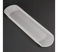Olympia gondole Plateau 560 x 150 mm Porcelaine Blanc Plateau de service au congélateur