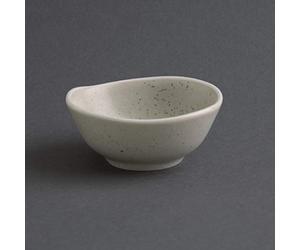 Olympia Chia Bols à sauce 80 mm, porcelaine couleur sable, 70 ml, passe au micro-ondes et au lave-vaisselle, DR813