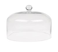 Olympia Cloche à gâteau en verre, 285(Ø) x 200(H)mm, verre transparent haute clarté, protège les gâteaux faits maison, compatible avec la base CS013 (vendue séparément), CS014